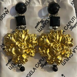 Angela Caputi earrings.